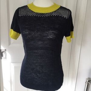 Anthropologie Moth Loose Weave Top